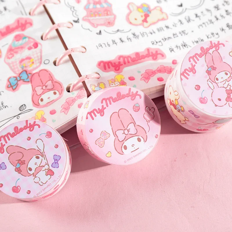 My Melody Kuromi Ins Kawaii Sanrio Diy Notebook Ledger ชุดน่ารักการ์ตูน Cinnamoroll Ins ดินสอเครื่องเขียนของขวัญของเล่นสําหรับเด็ก