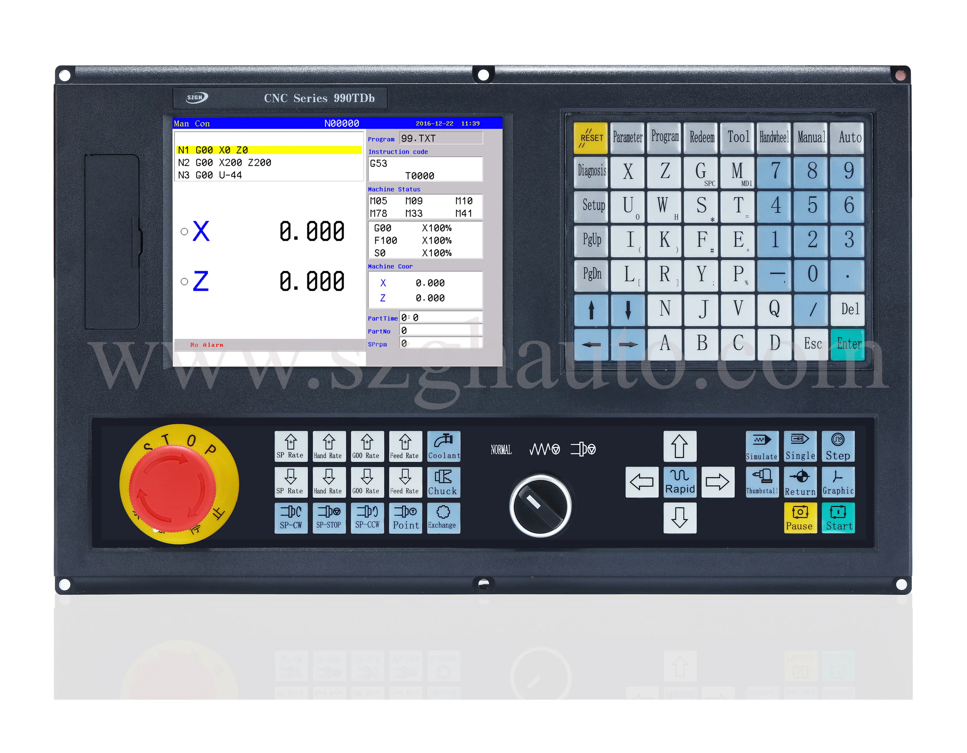 

SZGH ATC 2 Axis CNC Turning and Lathe Controller Machine as Adtech Machinery Control System USB