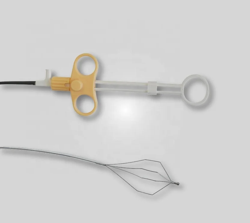 New Disposable Endoscope Stone Extraction Basket,Diamond Shape,2.4*1900mm,Stainless Steel in stock