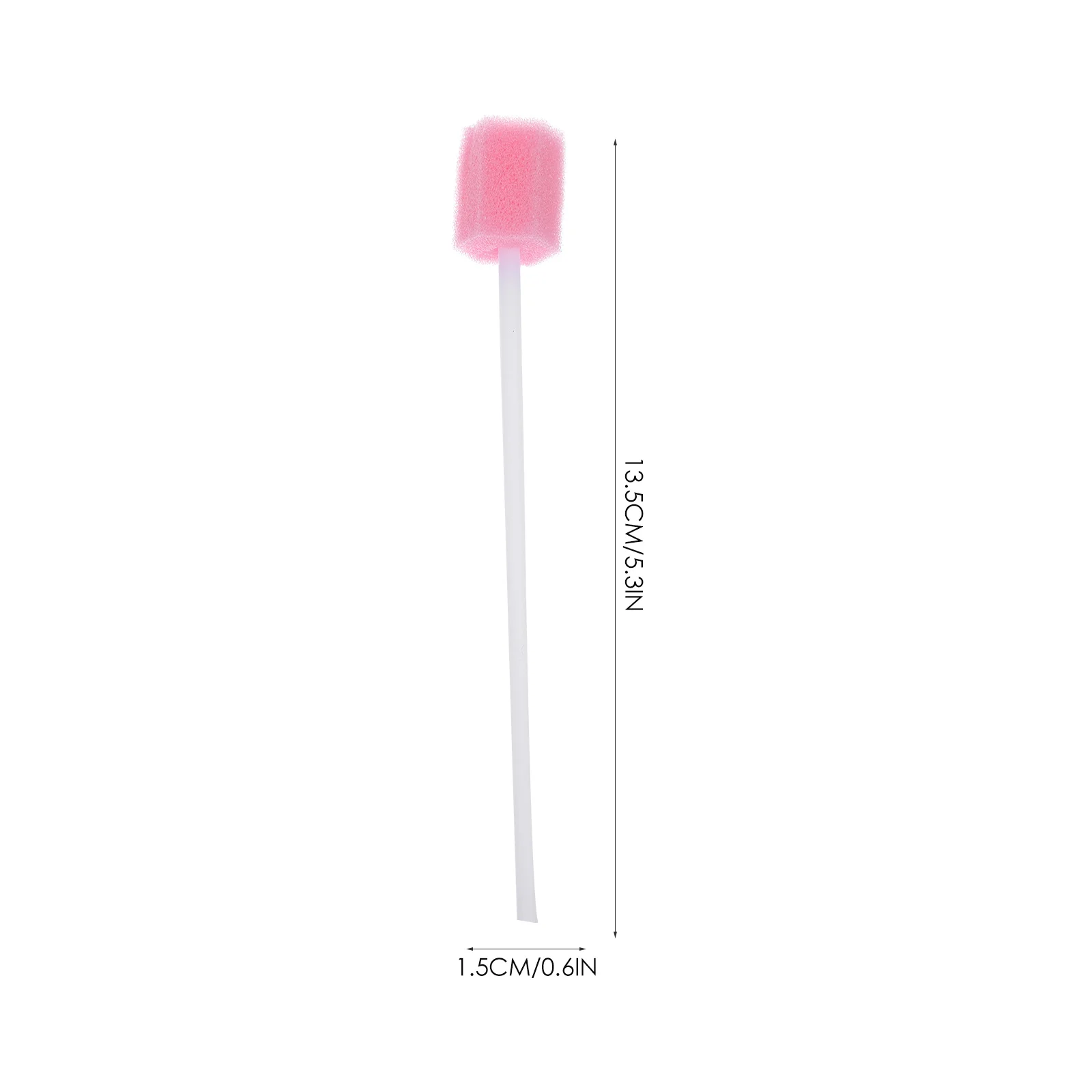 Esponja desechable para el cuidado bucal, hisopo para Limpieza de dientes de bebé, cepillo de dientes, rosa, bastoncillos de agua isopropílicos