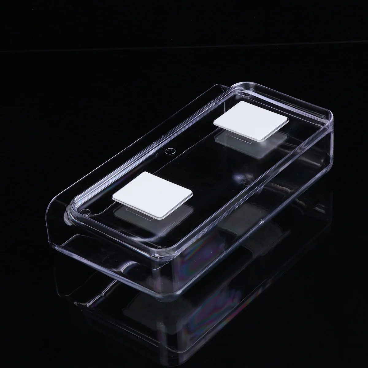 

Large Transparent Remote Control Storage Box Four Leaf Clover Shaped Desktop Organizer For Office Home Desk Stationery