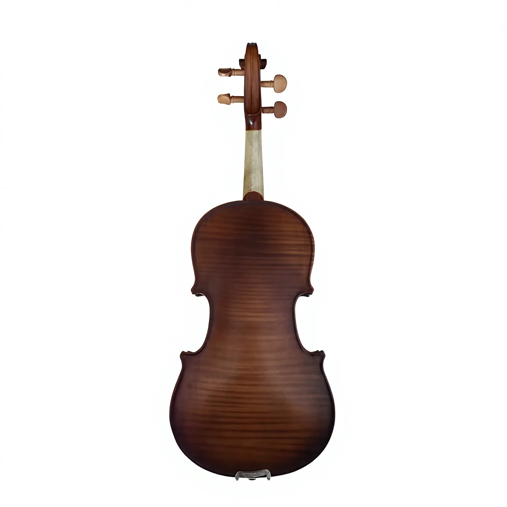 Handmade Solid Wood Violin for Beginners, Children and Adults, Professional Level Instrument for Practice