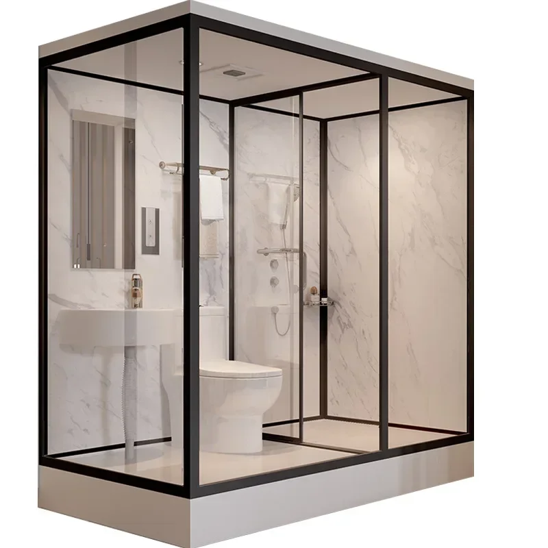 

Изысканная паровая душевая комната Портативный туалет Душевая комната для дома