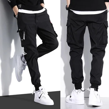 Men Cargo Tactical Pants Work Combat Multi-pockets Casual Training Trousers Overalls Clothing Joggers Hiking Male Cargo Pant 3