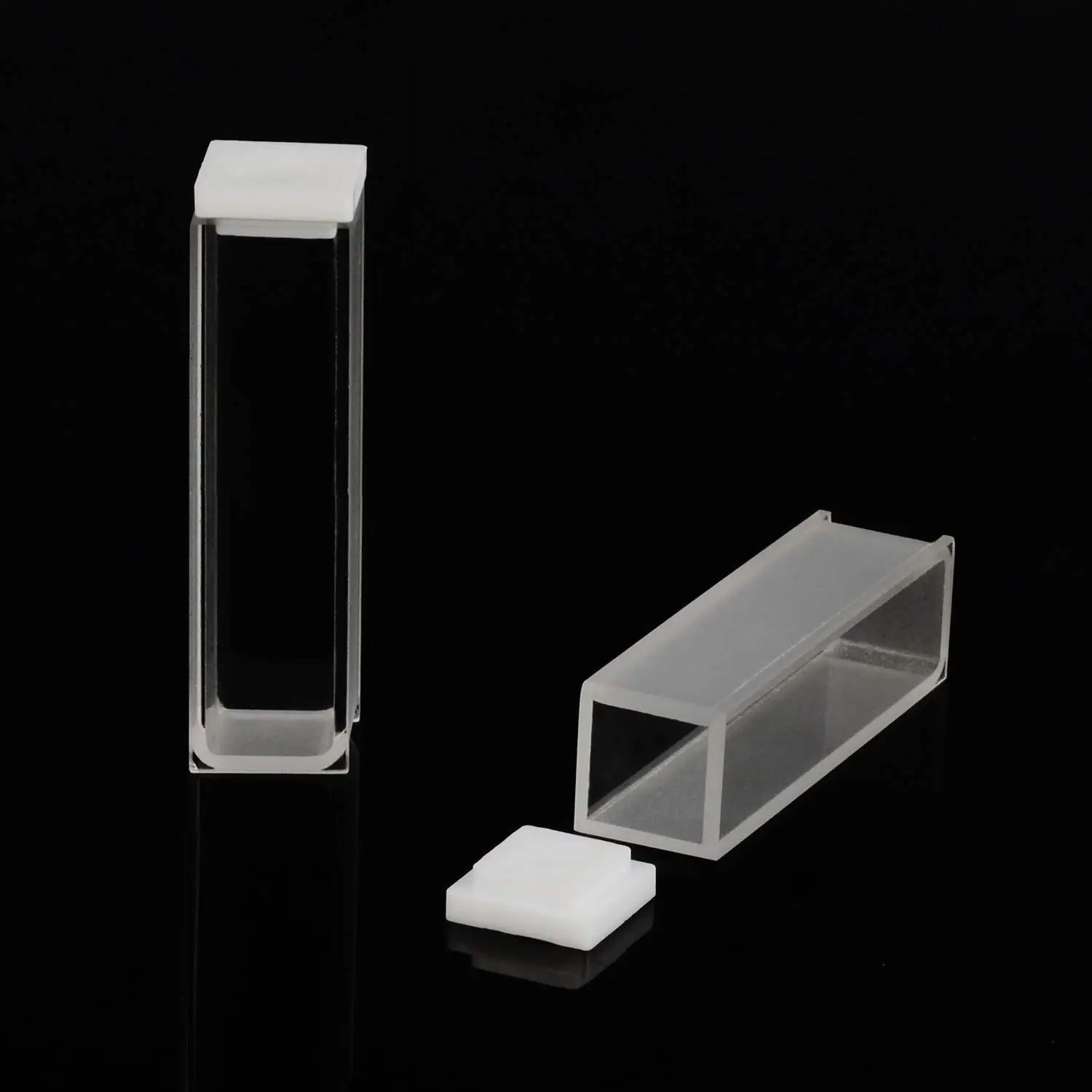 Quartz Cuvette, Spectrofotometer Cuvetten 10 Mm Pad Lengte, 45Mm Hoogte, 3.5 Ml Capaciteit-2 Stuks