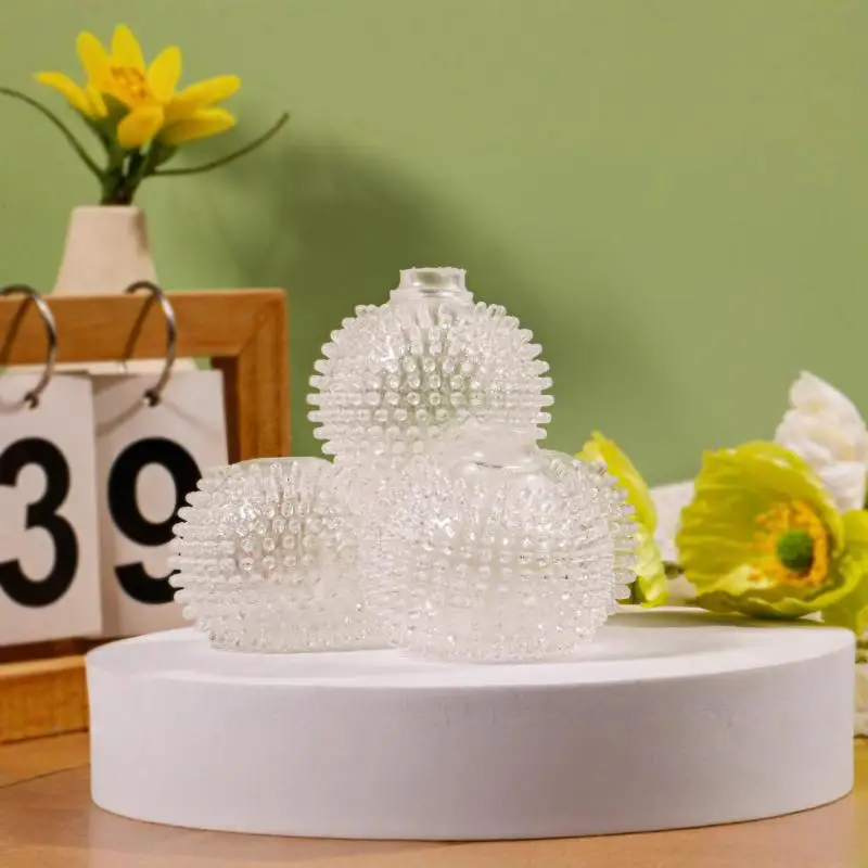 DIY Filling Stress Relief Relaxation Toys Empty Clear TPU Squeeze Ball Shells With Plug Clear Soft Squeeze Sensory Fidget Toys