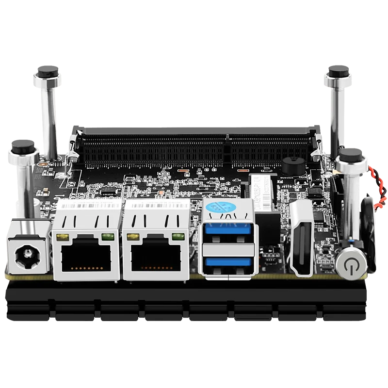 Imagem -06 - Mini Anfitrião Macio do Roteamento Mini Anfitrião Baixa Potência Núcleo do Quadrilátero Quatro Linha Mini pc X86-p1 N3050 N3160 N3700 6w