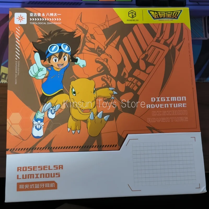 

In Stock Digimon Agumon Gabumon With 28 Hours Battery Life Light Wing Ear Clip Wireless Bluetooth Headphones For Sports Gifts