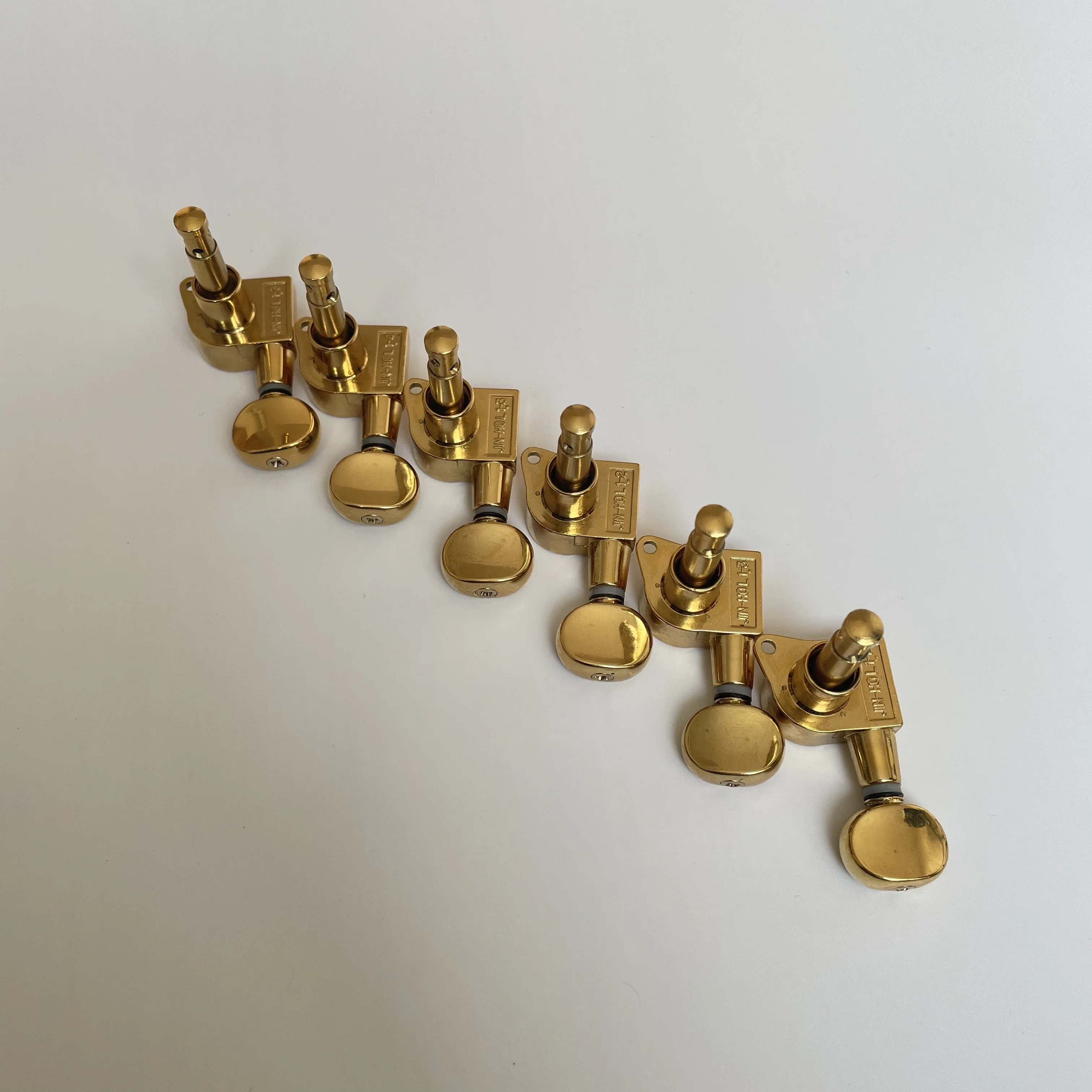 

Hooqu Wholesale 6pcs/set Gold Guitar Tuner For 10mm Machine Head Holes Electric Guitars