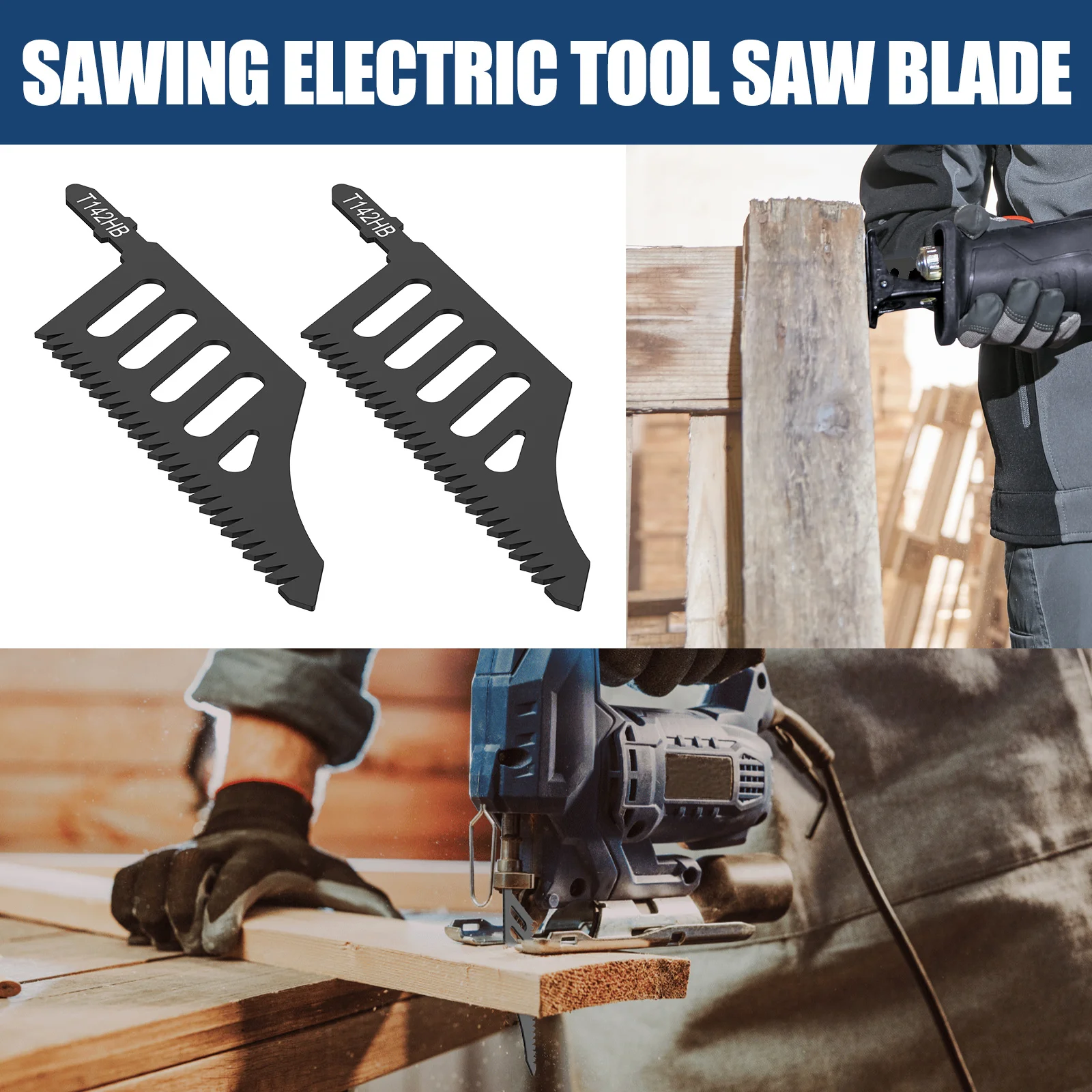 10Pcs 112mm Jigsaw Blade T Shank Extra Long Scroll Saw Blades Carbon Steel Coarse Tooth Cutter for Wood Cutting Tight Spaces