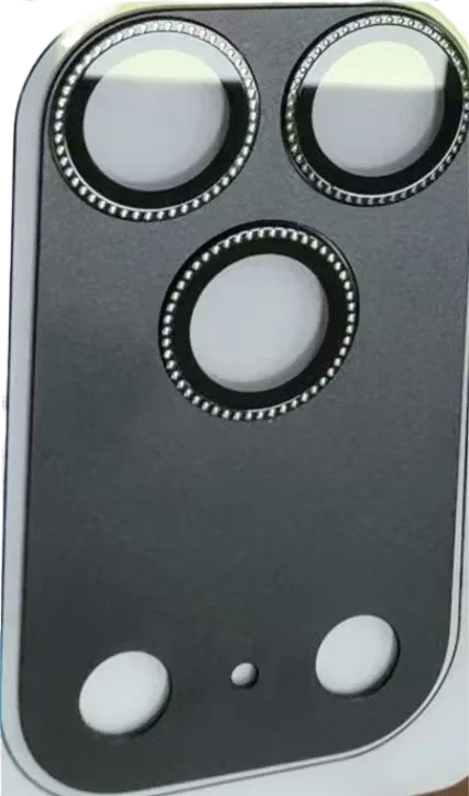 

Защитное стекло с металлическим кольцом для объектива для IPhone 17 Pro 15 13 Mini 14 16 Pro Max Plus 17Air, защитное стекло для объектива камеры, полное покрытие