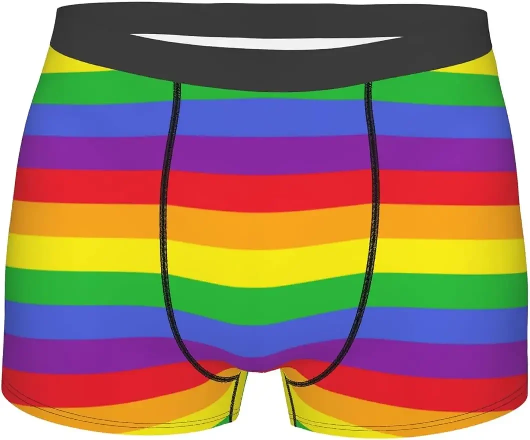 

Мужские трусы-боксеры, мужское мягкое нижнее белье с ярким принтом, удобный дышащий короткий багажник