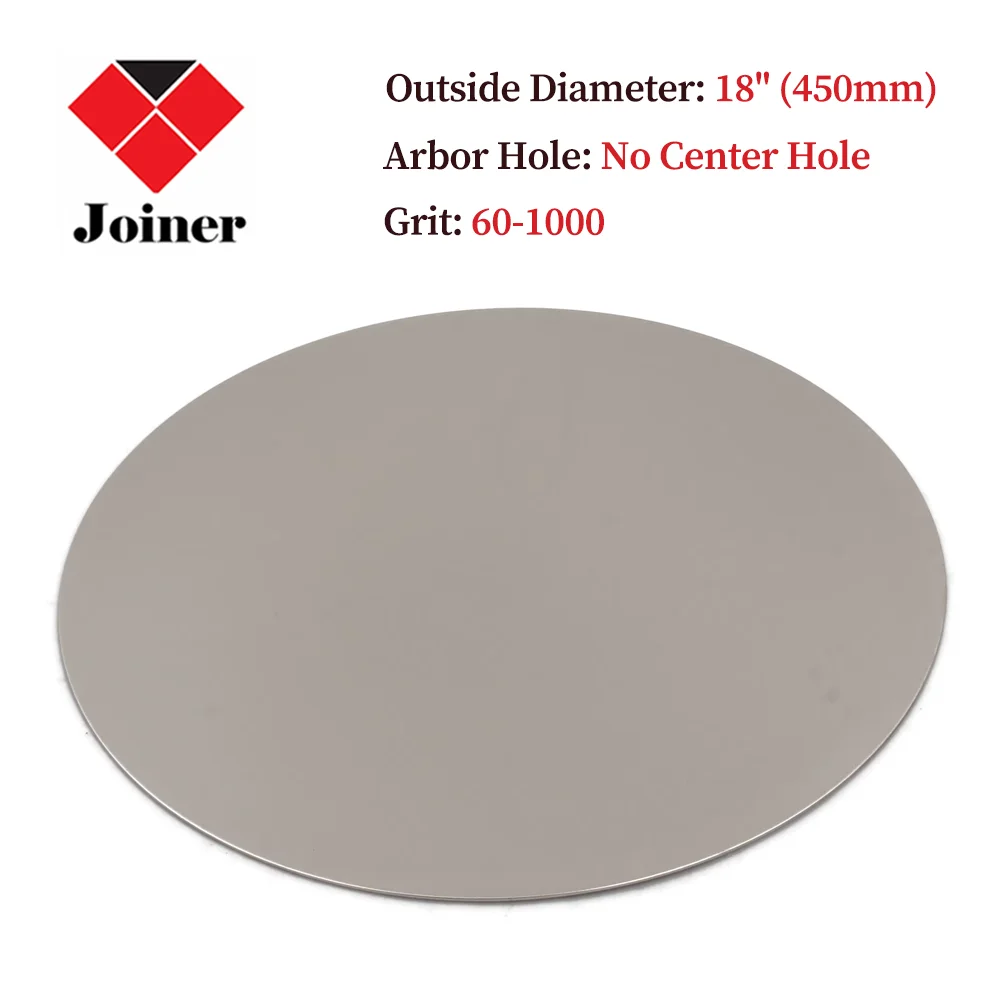 

NO CENTER HOLE 18" inch 450mm Diamond Coated Flat Lap Disk Grinding Disc Abrasive Wheels Grit 60-1000 Lapidary Tools for Stone