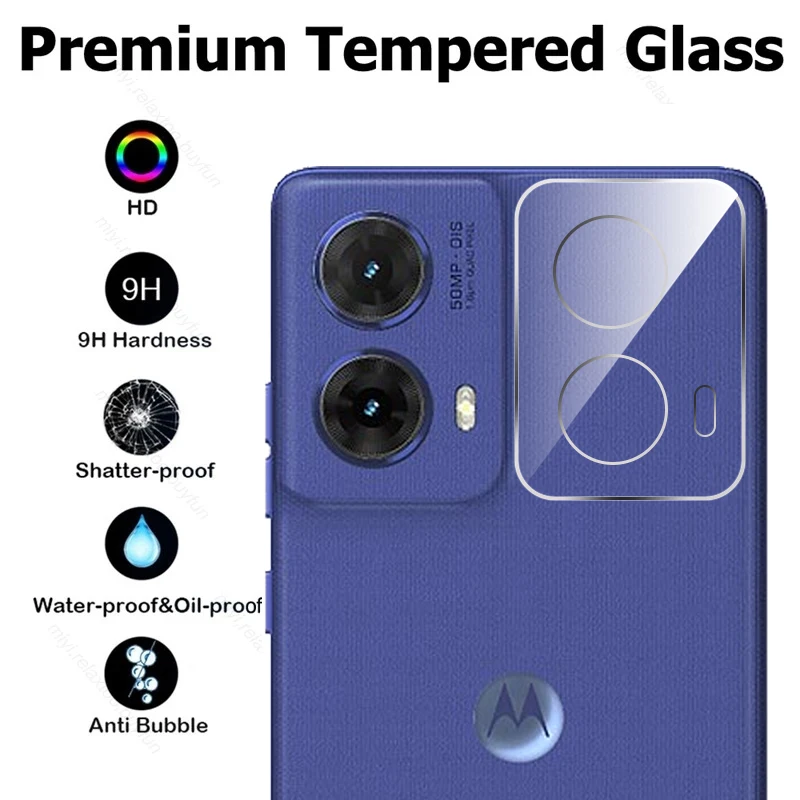 2pcs For Motorola Moto G85 Camera Tempered Glass For Motorola G85 Motog85 G 85 85G Screen Protector 3D Back Lens Protective Film