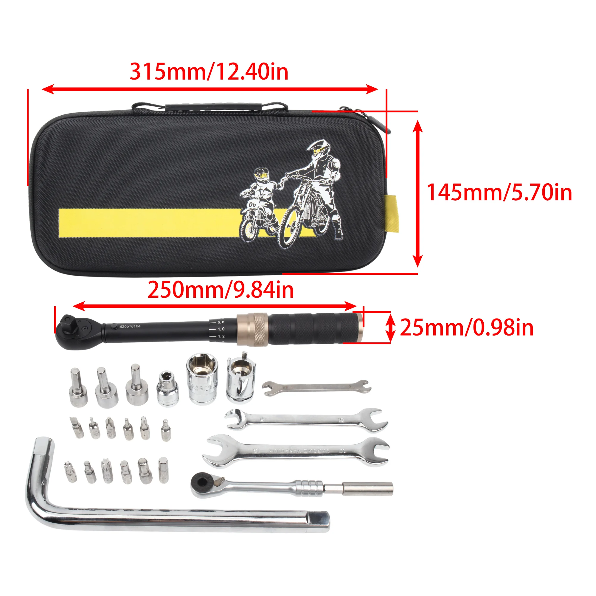 For Surron Light Bee Motorcycle Torque Tool Set Tool Kits Repair Installation Kit Electric Dirt Bike Motocross Accessories ﻿