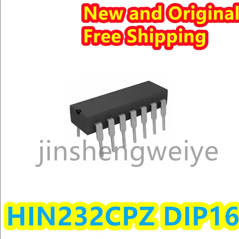 1~50PCS HIN232CP H1N232CP HIN232CPZ DIP-16 Transmitter Receiver IC Chip New