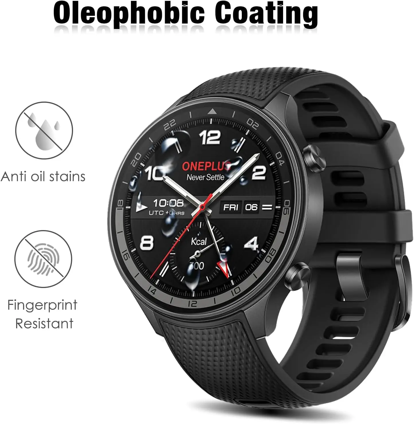 For OnePlus Watch 2R/2 Watch screen 3D Composite Film/Tempered Film Screen Protector Smart Watch  Sport SmartWatch Cover Film