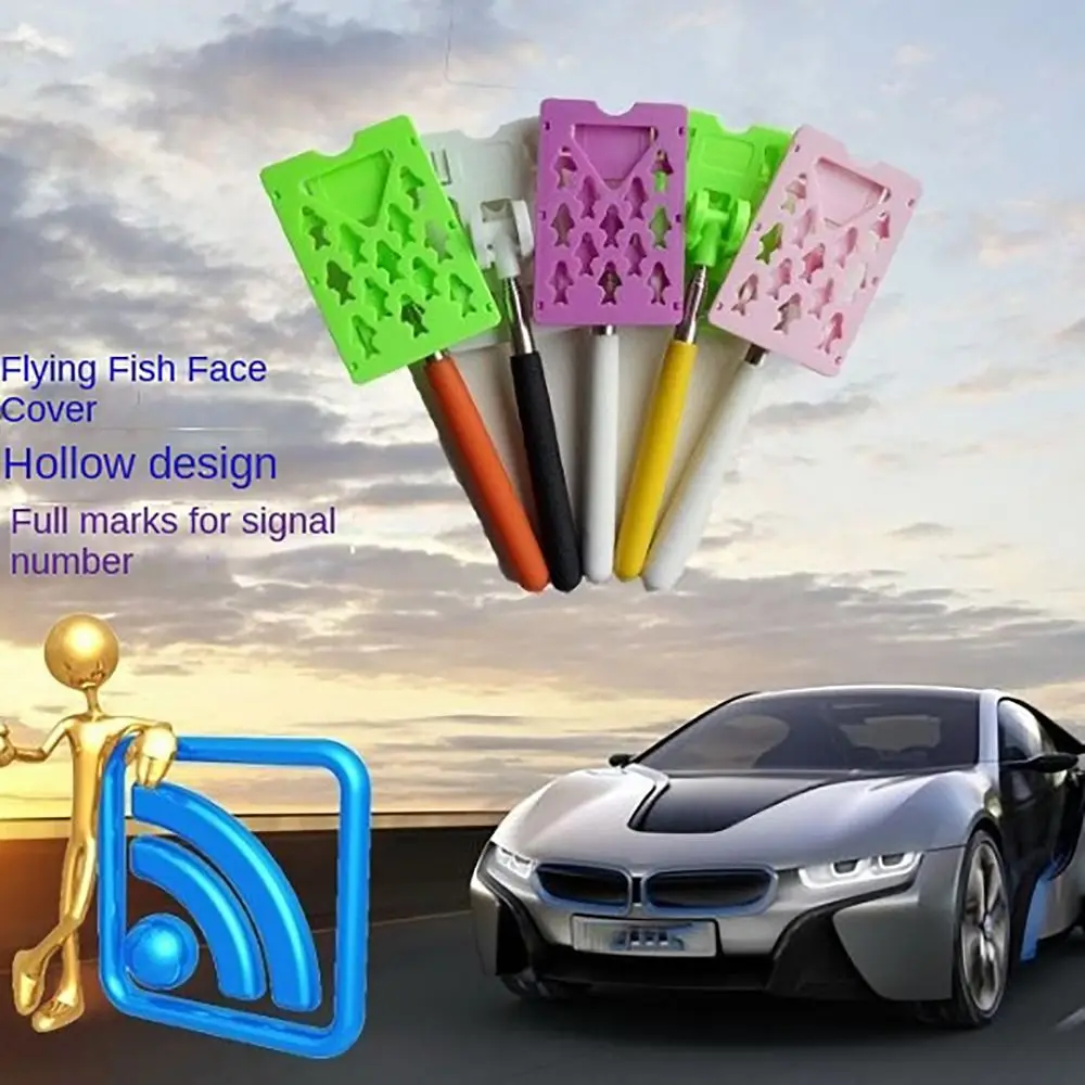 20-60cm Car Toll Card Stick Contactless Adjustable Telescopic Rod Touch N Go Stick Stickable Parking Toll Paying Rod