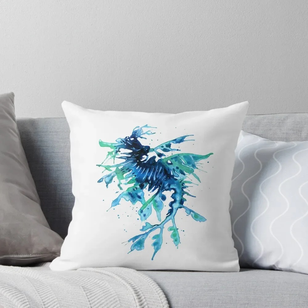 

Leafy Sea Dragon Throw Pillow