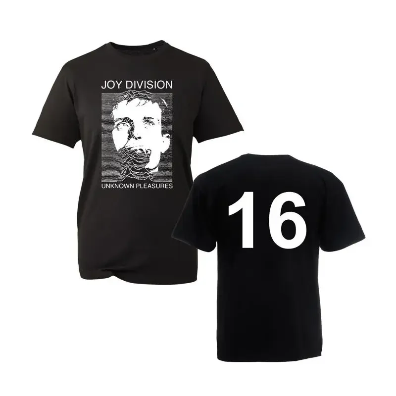 Joy Division T-Shirt Unknown Pleasures Band Tee Black Adult Sizes S to 4XL New