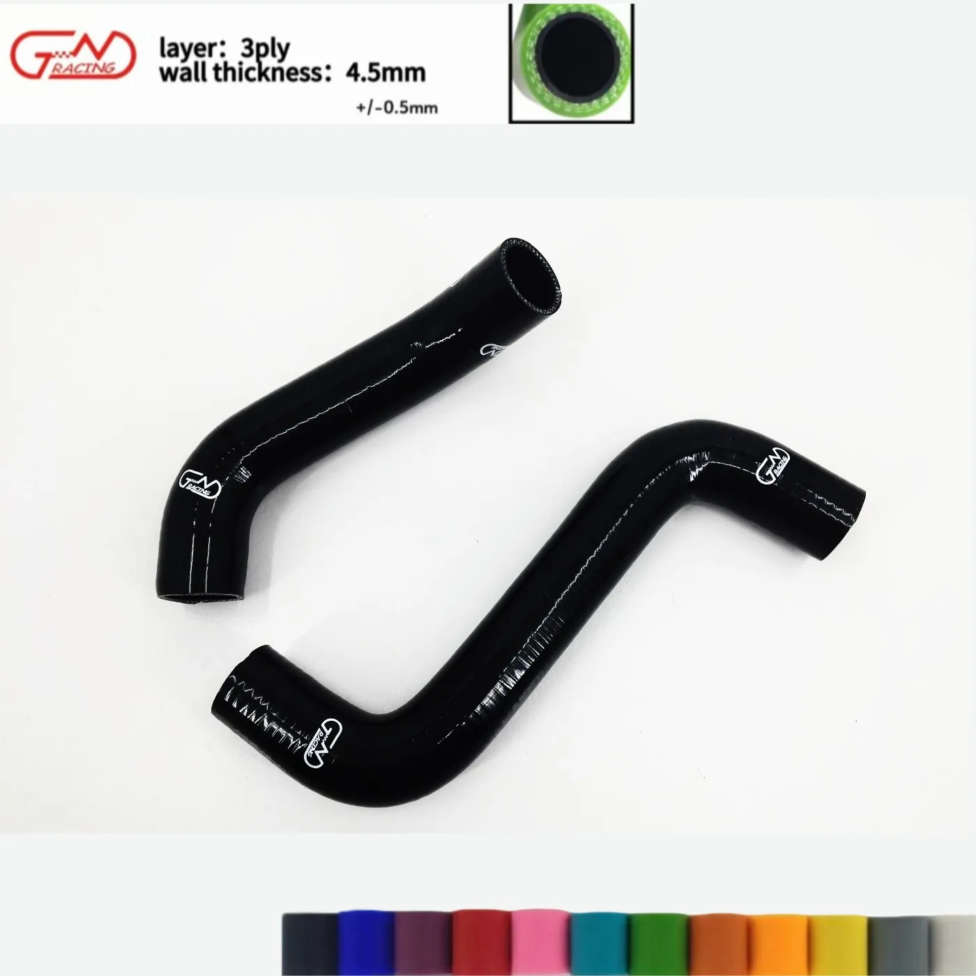 

Silicone Radiator Hose Kit Fit 2000-2009 Subaru Impreza WRX STI GD GB GG 2.0 2.5