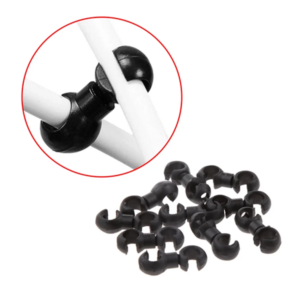 

SUNTUNR ABS Plastic Rotate S Style Bike Cable Clips 10 Piece