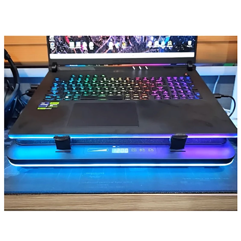 Iets RGB 터보 냉각 선풍기, 14-19.3 인치 노트북에 적합, GT600