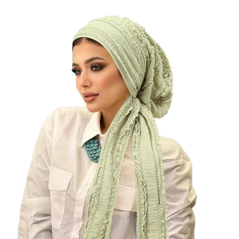 

Сплошной цвет, женские хиджабы, мягкие эластичные мусульманские шапки-тюрбаны, платок, женская бандана, шапки, нижний шарф, исламская шапочка от выпадения волос