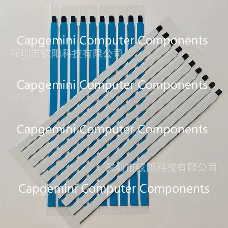 171x8x0.3mm White Thin Pull Tab Tape, Removable Double Sided Adhesive, Not Easy to Break for LCD Screen Repair