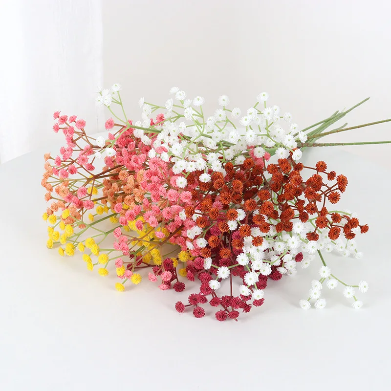 

New model of artificial flowers 108 soft rubber baby's breath bride's bouquet wedding wedding home hotel decoration artificial f