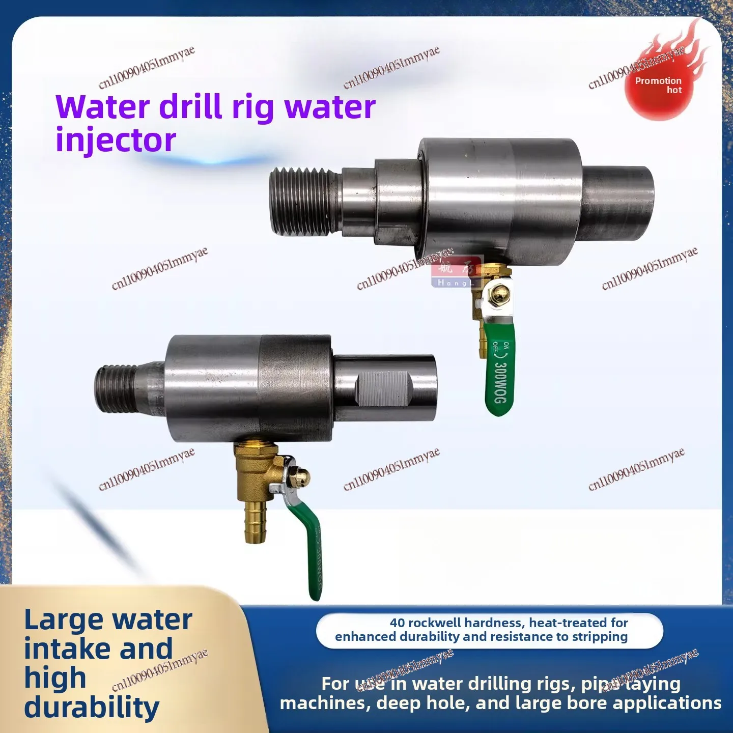 Drilling Pass for Water Injector of Water Drilling Rig to Increase Water Output Deep Hole Large Hole