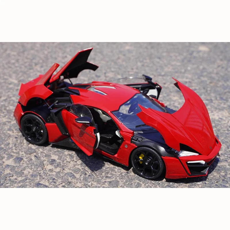 

Diecast 1:18 AUTOCRAFT Lykan Alloy Car Model Static Collection Decorated Holiday Gifts Toys