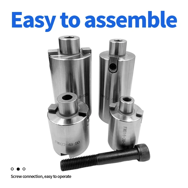 Milling Cutter Head Extension Rod FMB16/22/27/32/40-50L/100L Tool Holder Lathe BT30 BT40 Spindle Connected Shank CNC Accessories