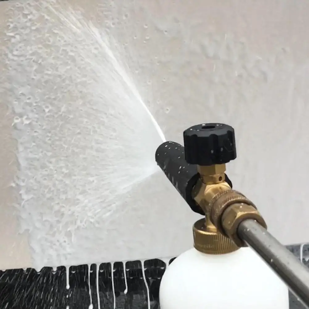 Car Cleaning Foam Gun 1/4 Quick Connector Adjustable 1L High Pressure Soap Foamer Foam Lance Car Washer