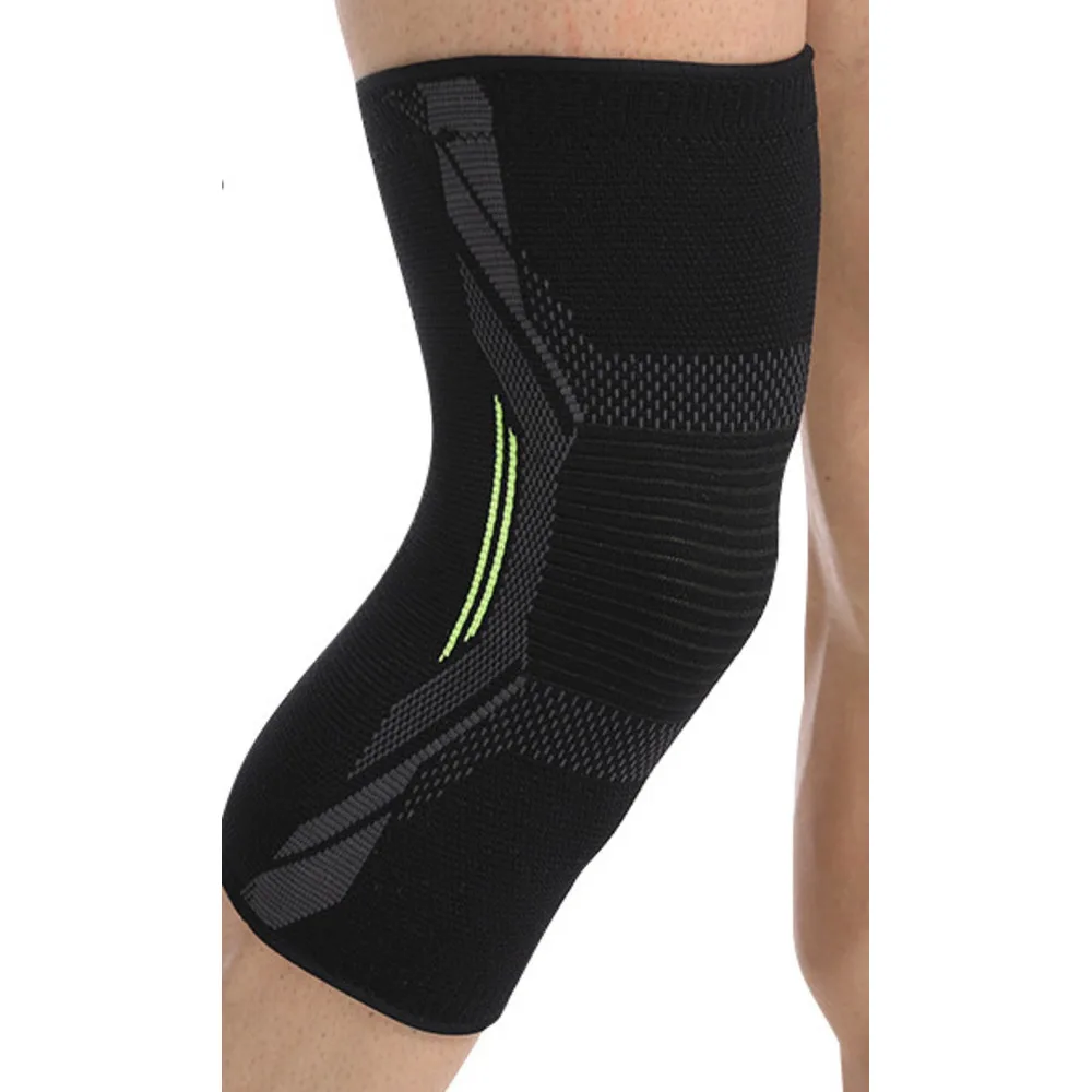 Basket traspirante professionale uomo maglia nylon gamba antiscivolo sport corsa menisco ginocchio protettore_voghion.com
