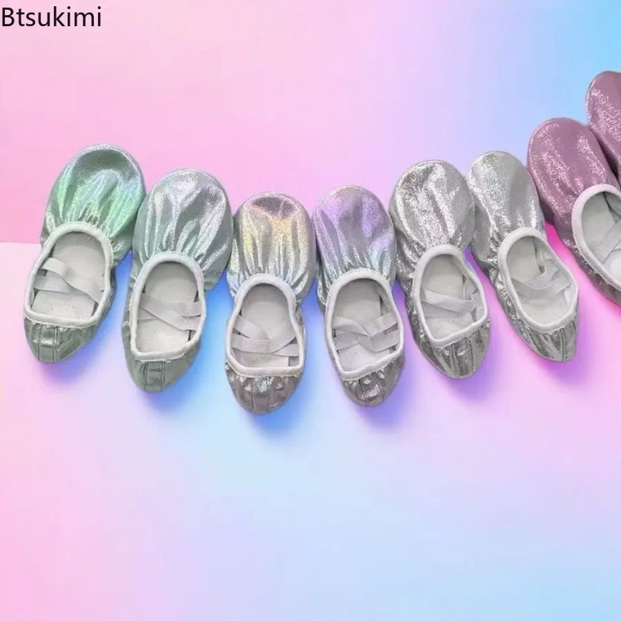 Girl Ballet Shoes Soft Sole Ballet Dance Slippers Split Sole Kids Adult Women Ballerina Yoga Practice Shoes for Tutu Dance Shoe