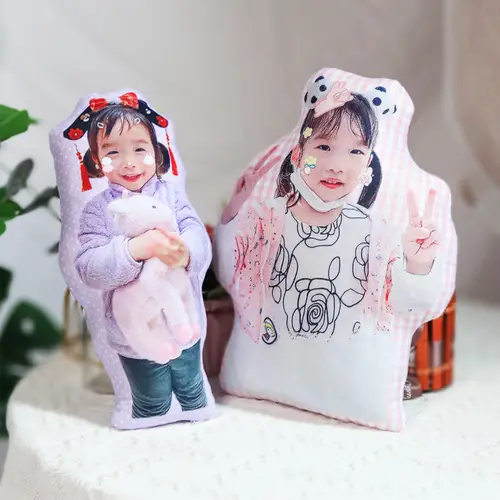 Personalized Photo DIY Humanoid Cushion Couple  Pillow Stuffed Boyfriend Pillow  Custom Father Lifesize Picture Cushion Gift - Image 6