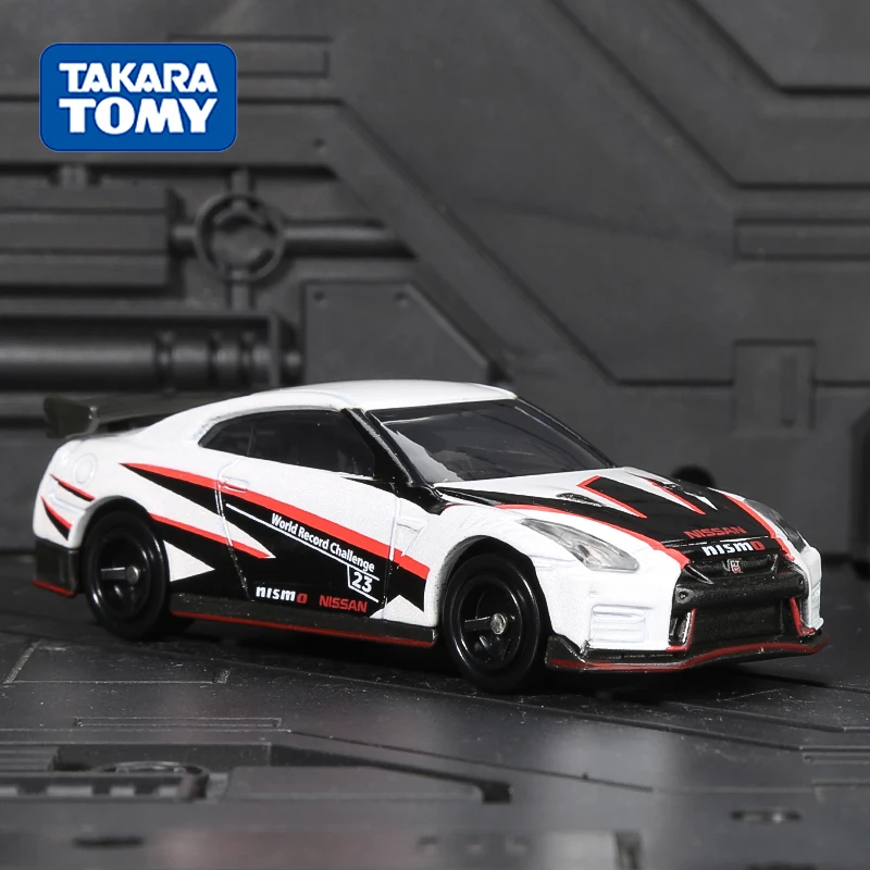 TOMY NISSAN GTR NISMO Specjalna edycja Alloy Car Diecasts i pojazdy zabawkowe Model samochodu Miniaturowy model samochodu w skali dla dzieci