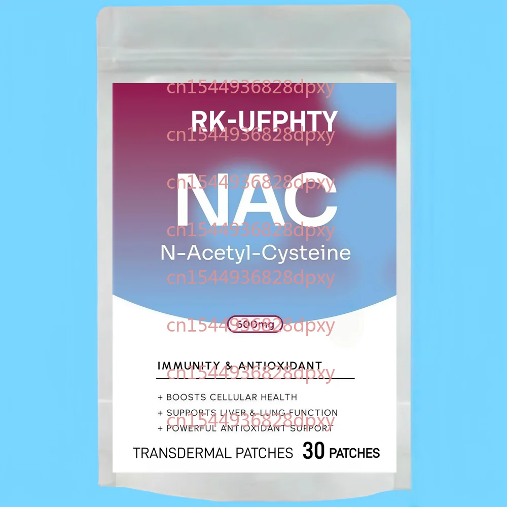 

30 Patches NAC(N-Acetyl-Cysteine) Transdermal Patches Supports Immune, Respiratory, Liver Health