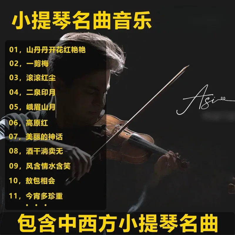 Violin Lossless Pure Music Solo Backing Track Collection Hundred Listens Never Tire Car USB Stick Music Songs