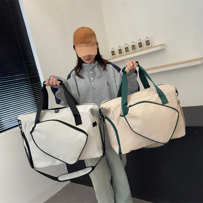 Pickleball Tote Bag Women Men Paddles Cover Holder Case Pocket External Ball Bag Shoulder Strap Fence Hook Beach Tennis Tote Bag