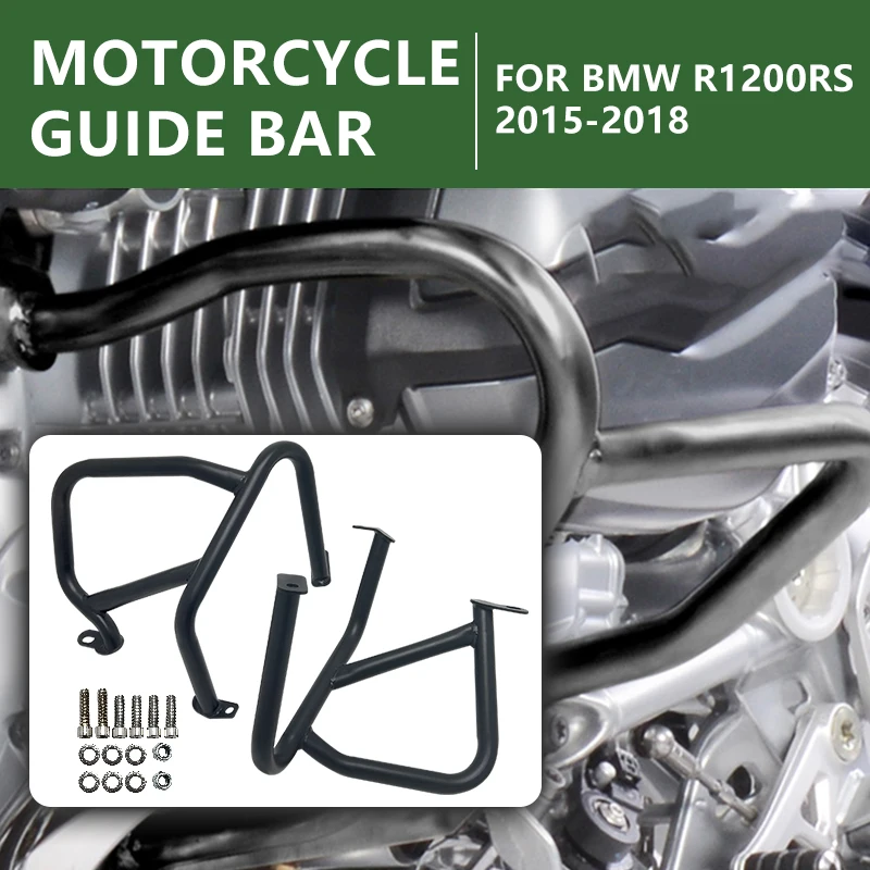 

For BMW R1200RS R1200 R 1200 RS 2015-2018 Motorcycle Front Crash Bar Frame Engine Protection Guard Bumper Protector Accessories