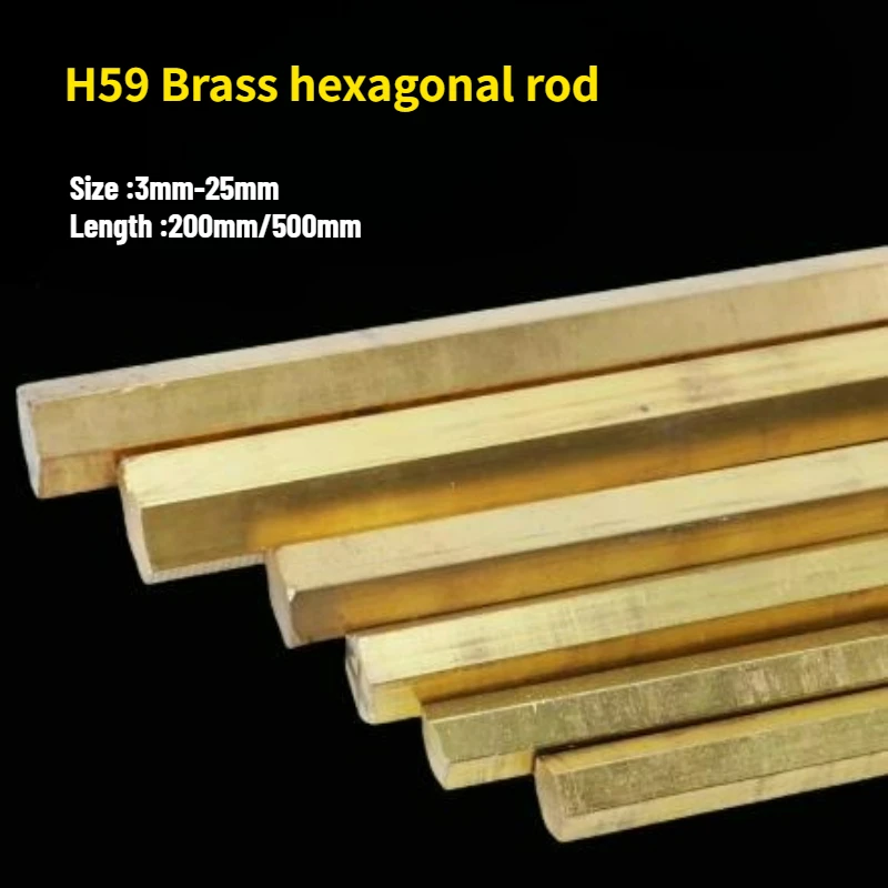 1Pcs H59 Brass Hexa…