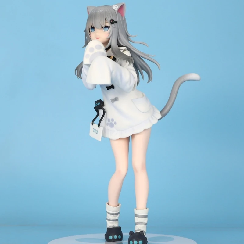 

25cm Beautiful Girl Gancheng Cat Girl Doll Handmade Bookshelf Anime Enthusiast Desktop Car Decoration Toy Festival Gift Birthday