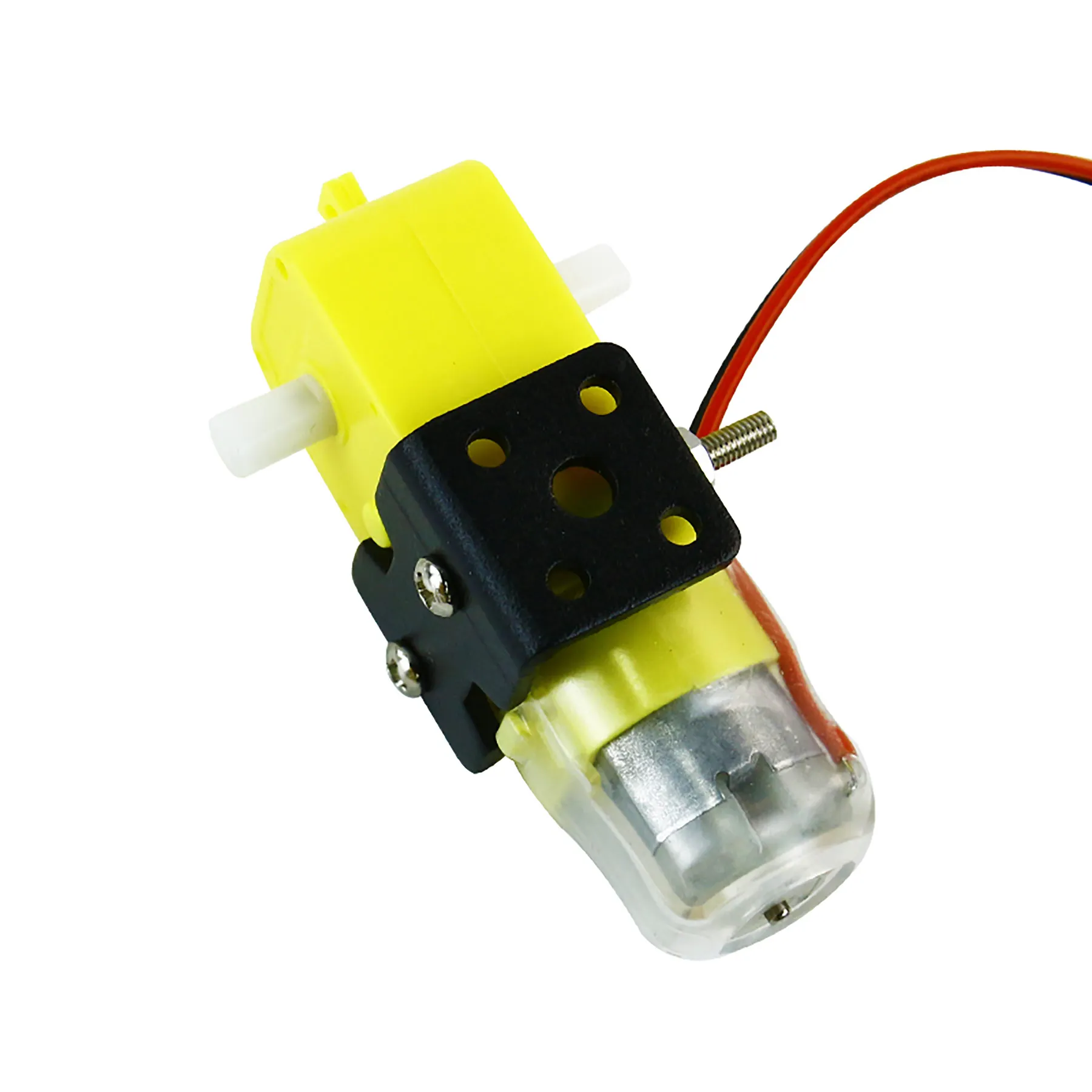 Yahboom TT DC DC elektrische reductiemotor met beugel Koolborstels en XH2.54 Terminal voor DIY Robot Kit Four Drive Car