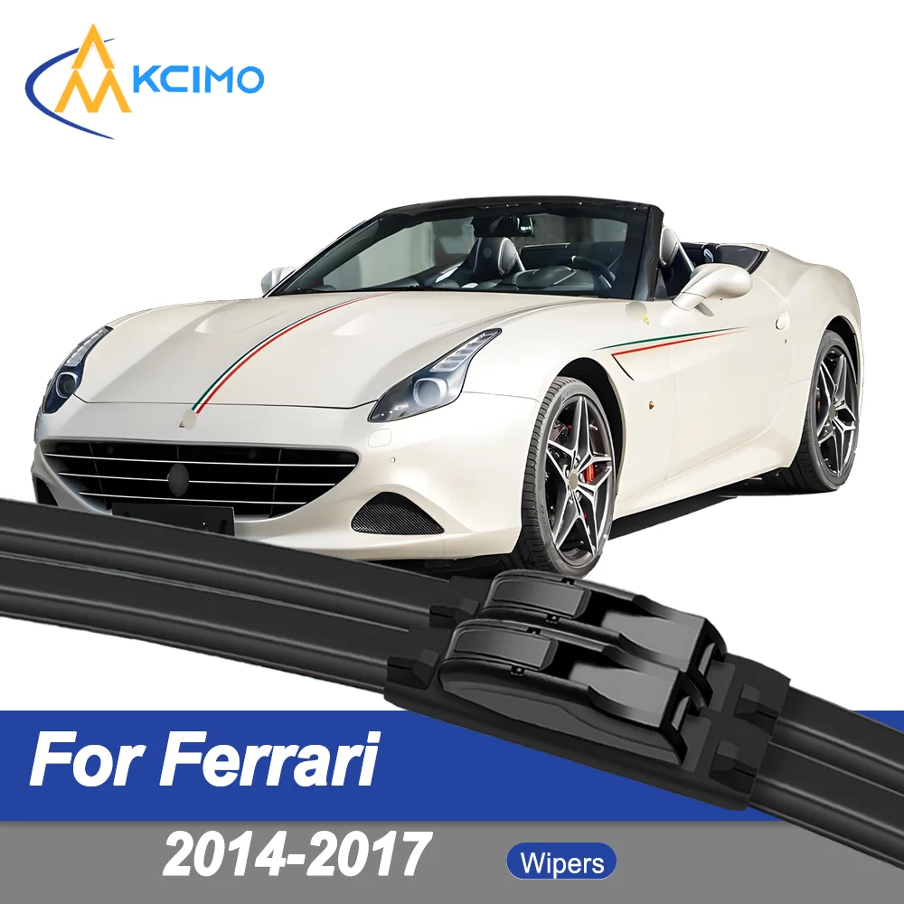 

Premium Rubber Durable Silent Windshield Wiper Blades 2pcs for Ferrari California T 149M 2014-2017 Front Wiper Blades Set