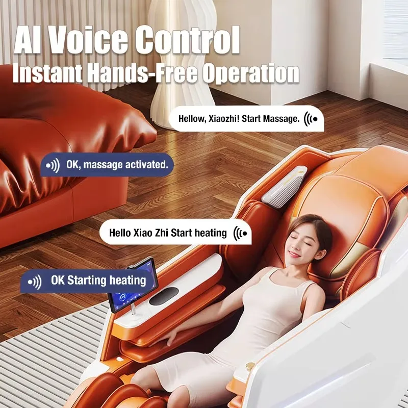 New Arrival Motorized Calf Kneading Foot Scraping Massage Chair Luxury Smart Massage Sofa Ideal for Wellness Centers