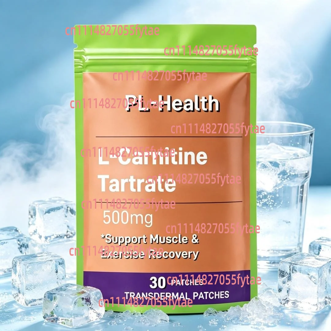 30 Patches L-Carnitine Tartrate Transdermal Patches Support Muscle and Exercise Recovery, Along with Support Healthy Blood Flow