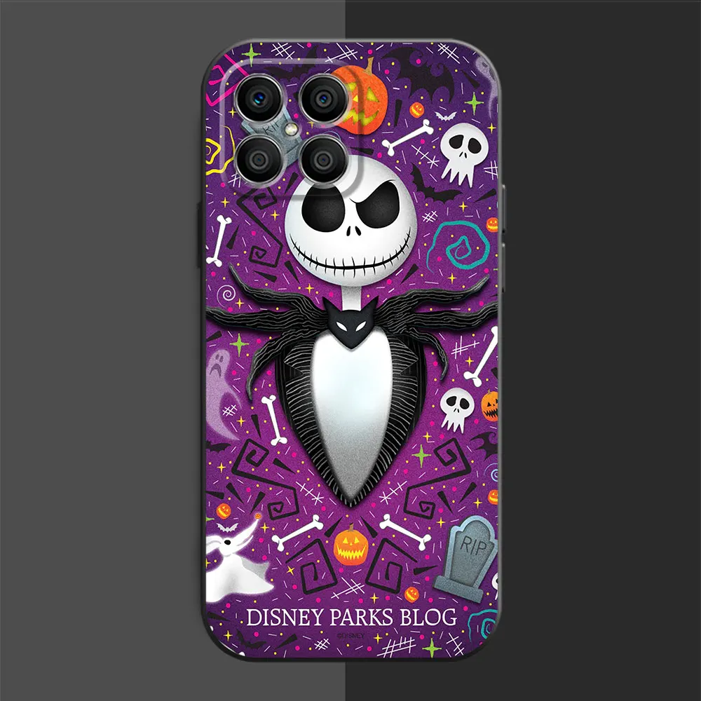 Case For Huawei Honor X8 8X X9a X7 X6a X6 90 Pro 70 P50 P20 Lite P40 P30 X8a P60 Phone Cover Jack Nightmare Before Christmas