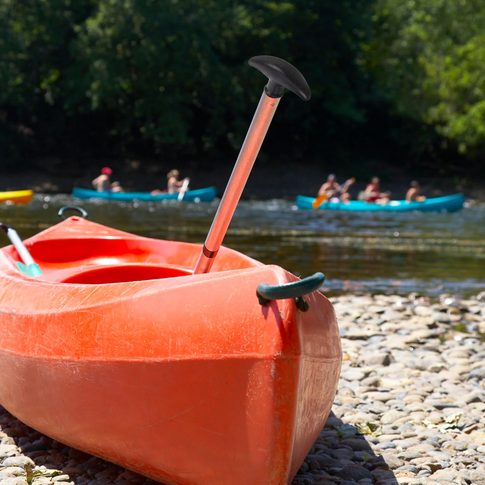 

Kayak Paddle Handle Grip Accessory T Shaped PVC Replacement Part for Canoeing Fishing Durable Lightweight Comfortable Portable